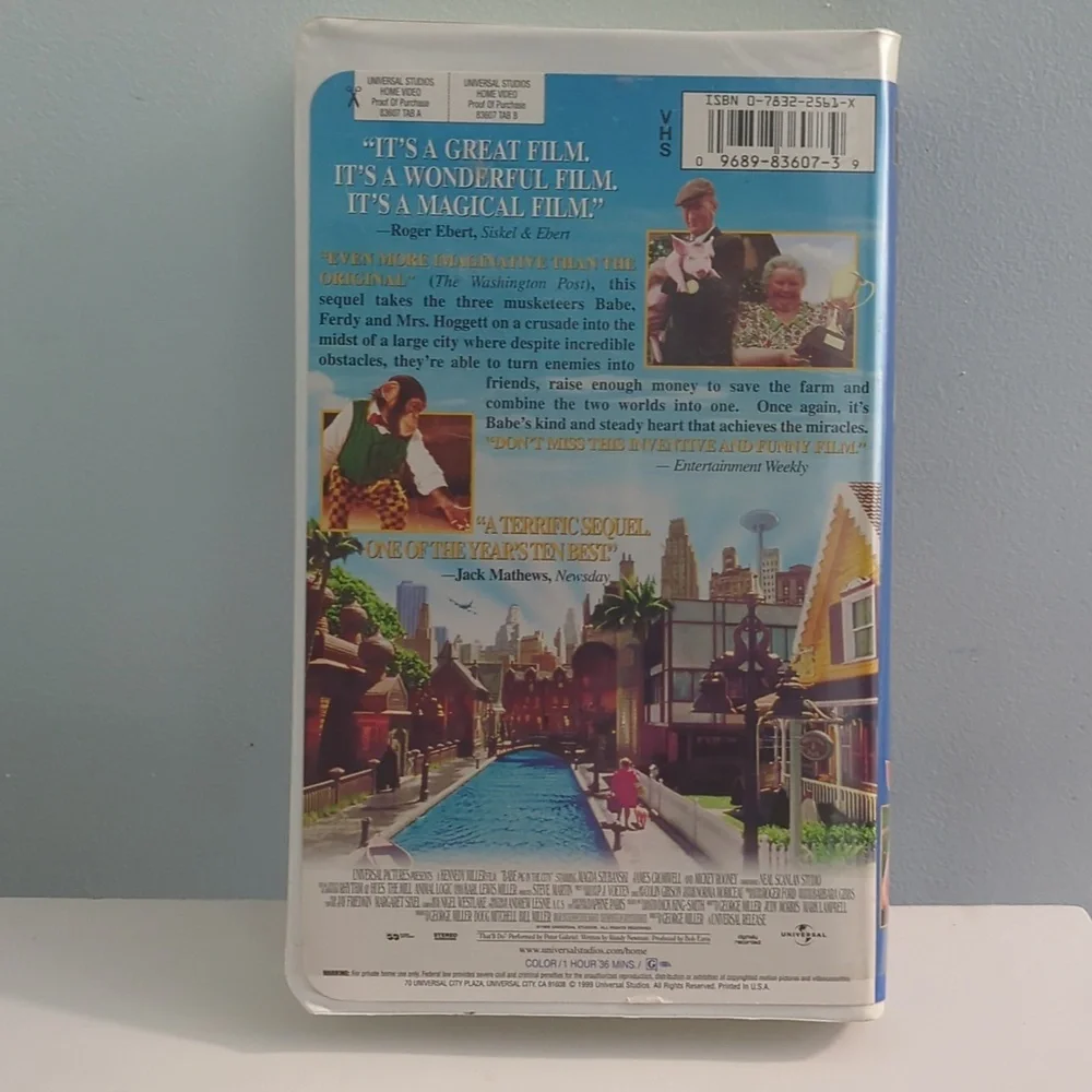 Babe Pig in the City Vintage VHS 1998 Universal